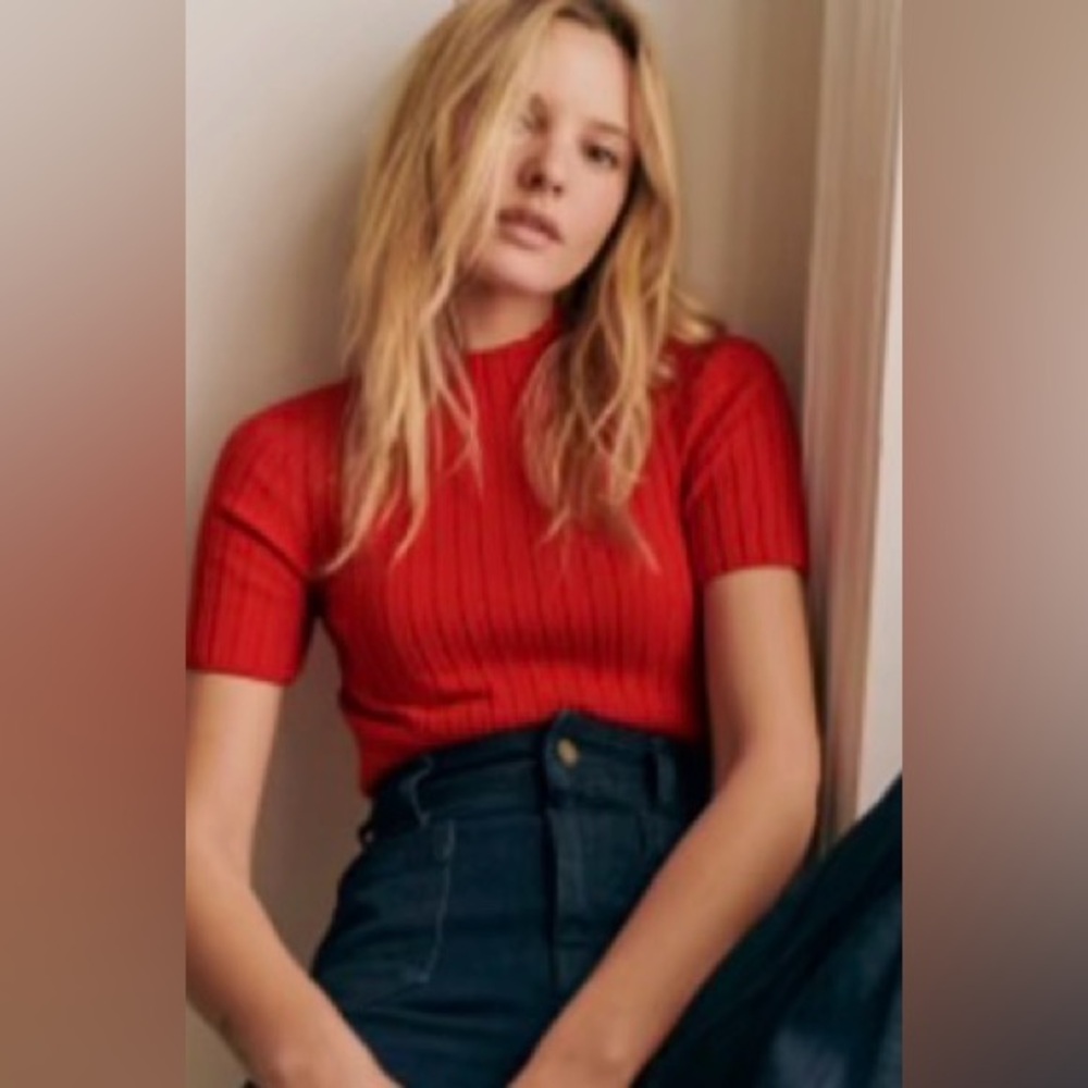 Sezane Edwin Jumper Rouge - Size M